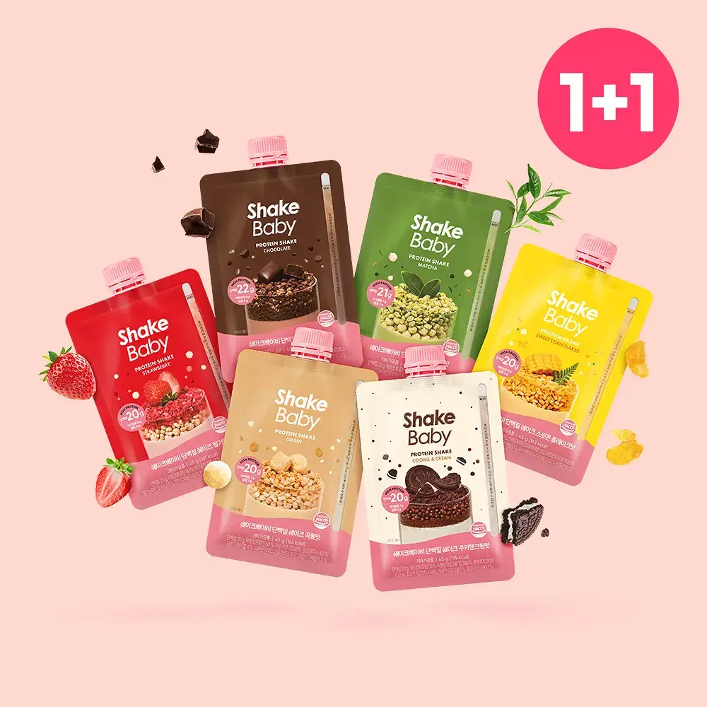 [NEW] 쉐이크베이비 락토컷 프로틴 파우치 45g 5종 택1